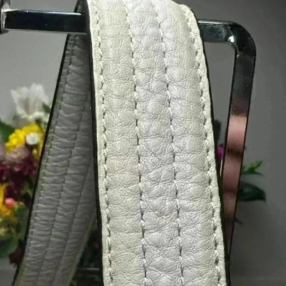 Rebecca Minkoff Gray Pebbled Leather Shoulder Hobo Bag - Picture 11 of 13